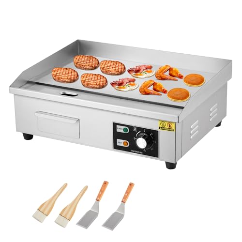 Image of Garvee 21 In Commercial Electric Griddle, Flat Top Grill Countertop Griddle