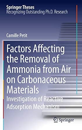 Factors Affecting the Removal of Ammonia from Air on Carbonaceous Materials: Investigation of Reactive Adsorption Mechanism 2012th Edition book cover