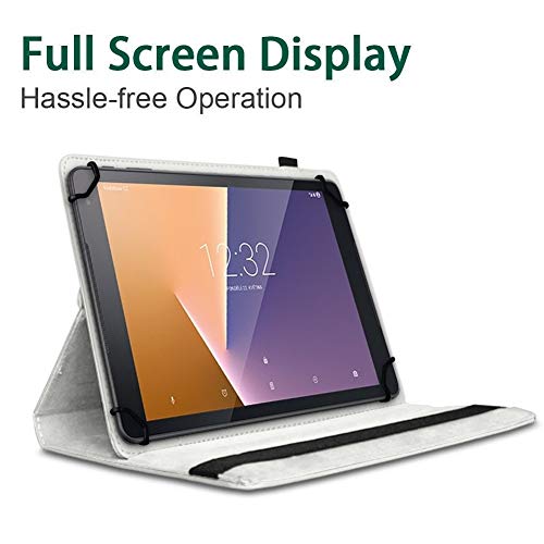Image of TGK Rotating Cover for Samsung Galaxy Tab E (9.6 inch) SM- T560, T561, T565, T567V - White