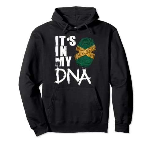 Jamaican It's In My DNA - Orgullosa bandera de Jamaica regalo Sudadera con Capucha