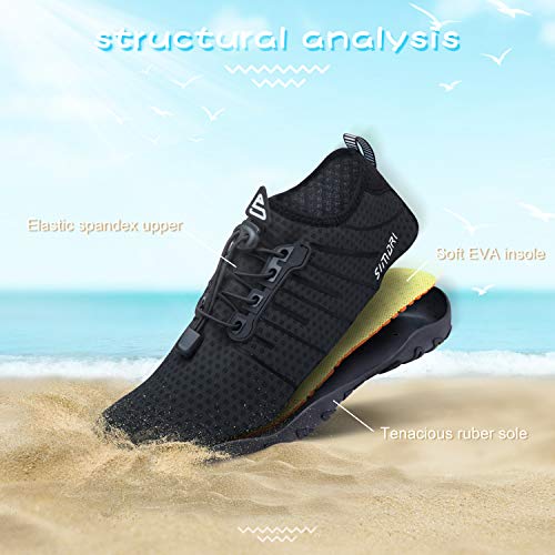 SIMARI Schnelltrocknende Wasserschuhe für Damen und Herren Sport Barfuß Tauchen Schwimmen Wellenreiten Wasser Gehen… - Image 6