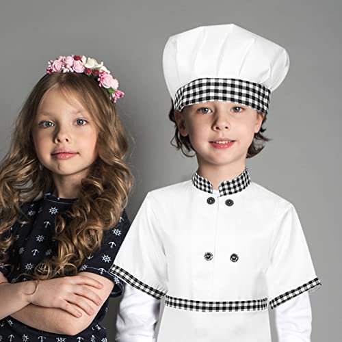 Toyvian Traje De Chef Infantil Para Meninos De Chef Jaqueta Paly De Chef Para Meninos E Meninas 140