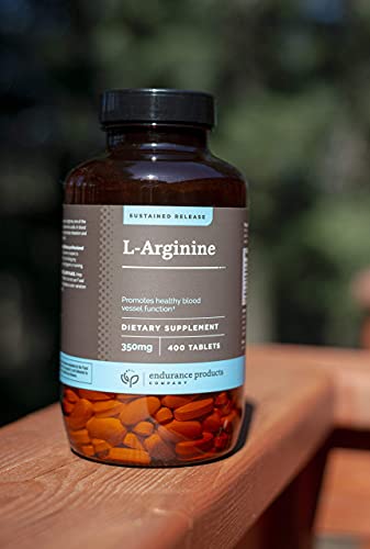 L - Arginine - 350Mg Sustained Release Dietary Supplement For Optimal Absorption - Nitric Oxide Precursor*, 400 Tablets - Endurance Products Company #TOP7