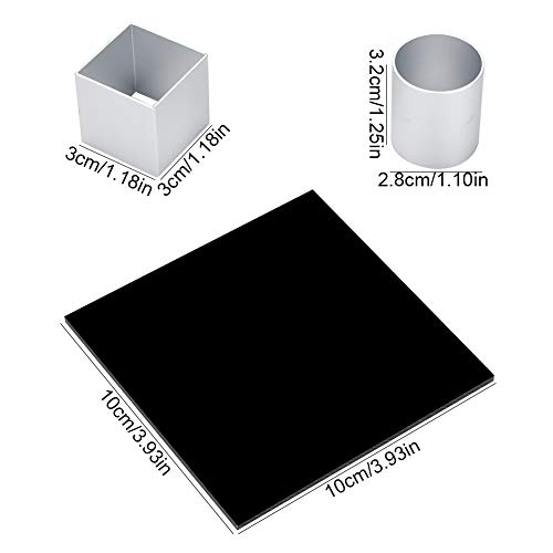 Molde para pastel mousse en cubo 3D metálico miniatura 5