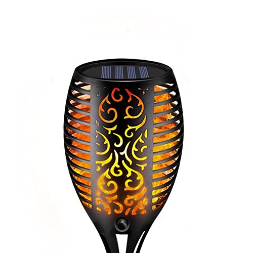 Lampe de jardin solaire étanche IP65 avec torche extérieure à effet flamme