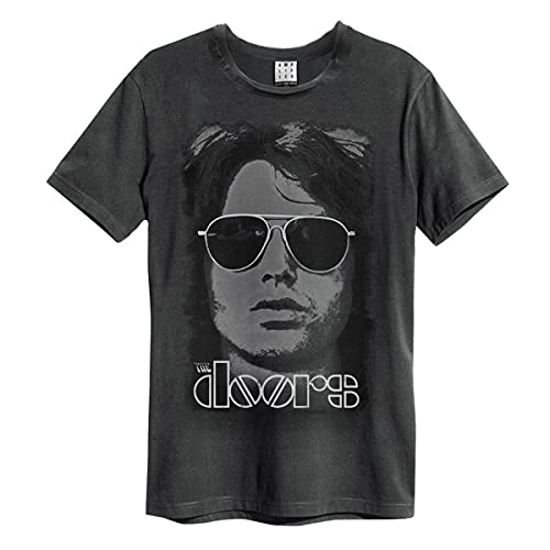 T-Shirt The Doors Amplified coupe XXLarge confortable tissu charbon
