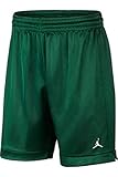 Jordan Team Practice Shorts Mens (Dark Green/White, Medium)