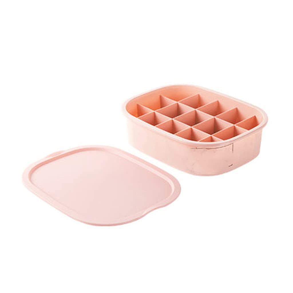 sous-vêtements Placard Organisateur Tiroirs de Rangement en Plastique Diviseur Boîte de Rangement avec Compartiments Chaussettes Shorts Soutien-Gorge (Argento)