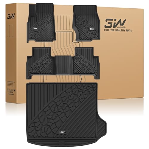 3W Floor Mats & Cargo Liner Fit for Jeep Grand Cherokee (WL Include...