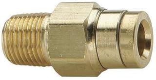 Parker 68PMT-6-8 Prestomatic Push-In Male Adapter 3/8 Tube X 1/2 NPTF