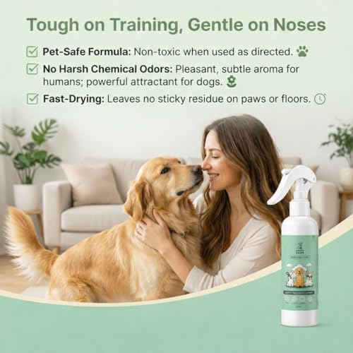 Image of Potty Training Spray for Puppies & Dogs | Attractant to Train Your Pet Where to Pee & Poop | Indoor & Outdoor Use | Pet-Safe | 200 ml