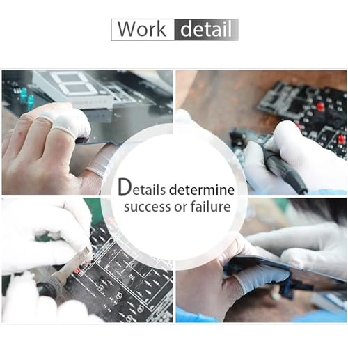 Reloj digital LED de pared con control remoto, cronómetro, temporizador, alarma, temperatura y humedad, 6 dígitos, color blanco miniatura 6
