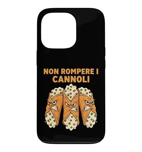 �m�������y�� I Cannoli Divertente cartone animato di cibo �X�}�z�P�[�X iPhone 13 Pro �p