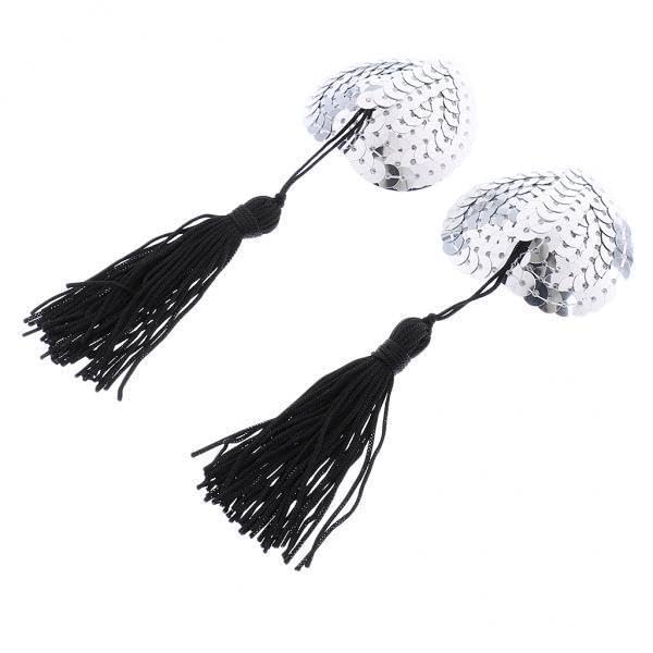 ecomistiq BNF®2xCover Sticker Toys Women Sequin Tassel Breast Bra Pasty Silver|Toys & Hobbies | Games| Games-picture-54