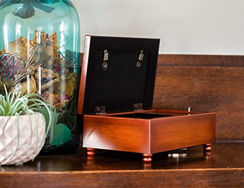 Cottage Garden Graduate For I Know Woodgrain Petite Jewelry Music Box Plays Pomp & Circumstance #TOP5