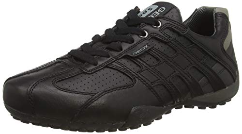 Geox Snake K, Zapatillas para Hombre, Negro (Black C9999), 45 EU