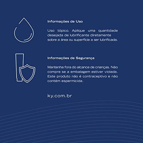 K-Y Gel Lubrificante Intimo Bisnaga 100G, K-Y