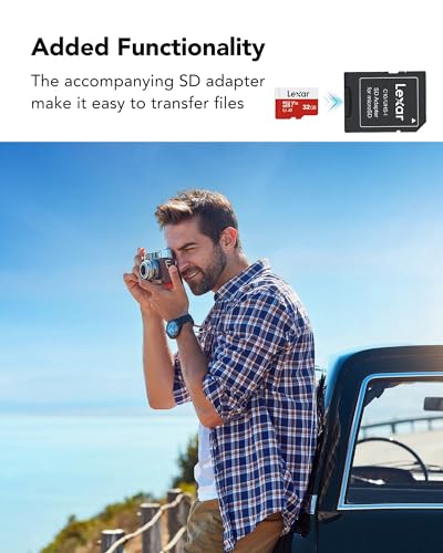 Lexar LMSESXX032G-B2AEU 32Gb Micro Sd Card 2 Pack, Microsdhc Uhs-I Flash Memory Card With Adapter - Up To 100Mb/S, U1, Class10, V10, A1, High Speed Tf Card thumb #5