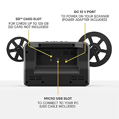 KODAK REELZ 8mm & Super 8 Films Digitizer Converter with Big 5 Screen, Converts Film to Digital MP4 Files