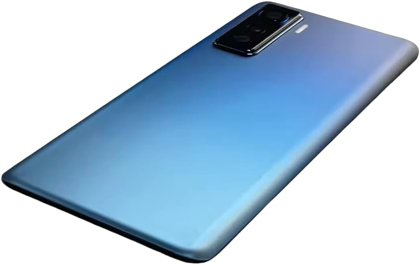 Compatible Rear Glass Back Cover for vivo iQOO 5 5G Model V2024A – Battery Door Housing Replacement Part (Blue)