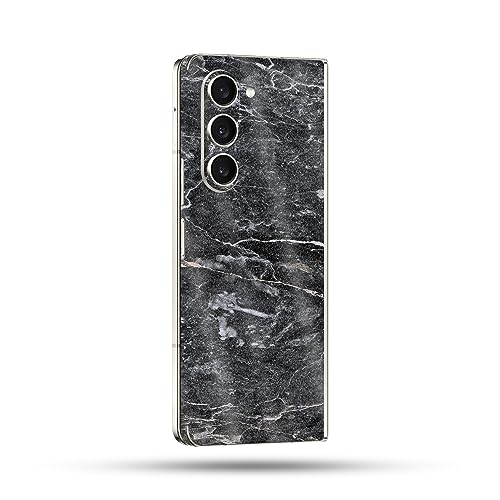 Image of MightySkins Glossy Glitter Skin Compatible with Samsung Galaxy Z Fold 5 Full Wrap - Onyx Marble | Protective, Durable High-Gloss Glitter Finish | Easy to Apply and Change Styles | Made in The USA