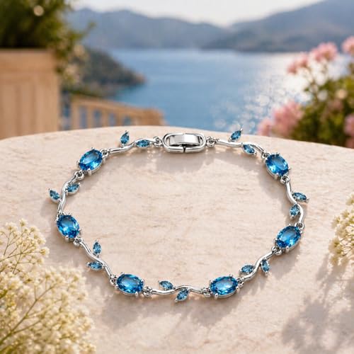 Image of Trending Tulip Bracelet for Women Stylish | Silver and Gold Toned Crystal Floral Tulip Bracelet for Girls & Women | Rapunzel Inspired | Romantic Gift Jewellery