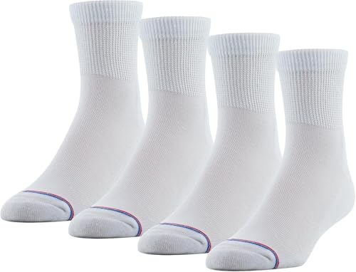 MediPeds Womens Diabetic Quarter Socks with Non-Binding Funnel Top 2 Pairs 9-11