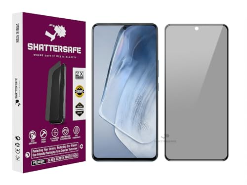 Image of Anti-Spy Privacy Tempered Glass Compatible For IQOO 7 / 9SE 5G [Pack of 1]. 9H Hardness, Anti-Scratch, Edge-to-Edge Protection With Easy Installation Kit & Case Friendly Fit.