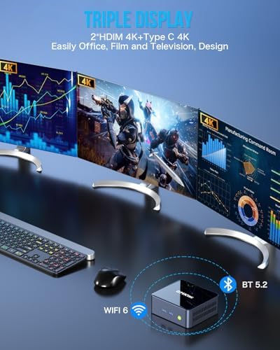 GMKtec M2 Pro S Mini PC Intel Core i7-1185G7 (Turbo 4.8 GHz) Intel Iris Xe — view 5