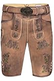 Praktische Merkmale: Ausgestattet mit einer Messertasche auf der rechten Seite und Knöpfen am Beinende, kombiniert diese Hose Funktionalität mit traditionellem Charme.