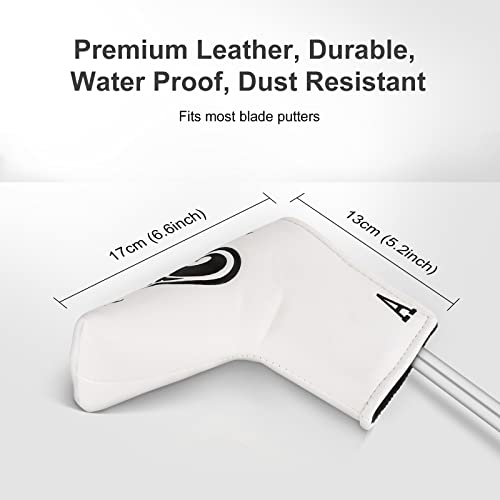 Gonafit Golf Blade Putter Head Cover Golf Putter Headcover Synthetic Leather Magnetic Closure For Scotty Cameron Odyssey Ping #TOP2