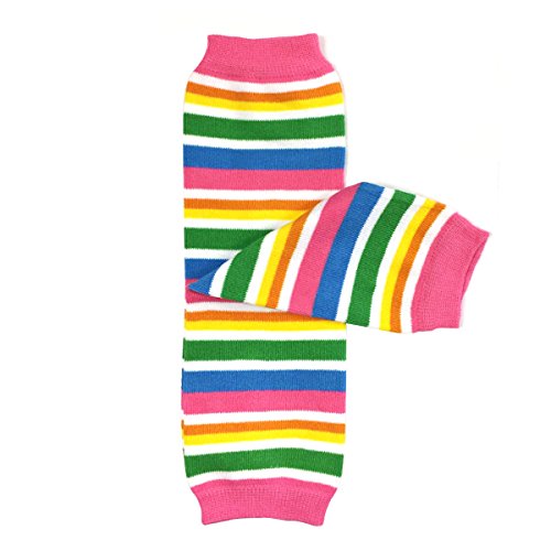 Wrapables Colorful Baby Leg Warmers, Stripes Multi-Fun