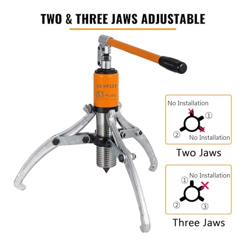 Image of VOLTZ Tools ‎VZ-HP-15TON N Hydraulic Pullers Gear Puller 3 Jaws Drawing Machine Wheel Bearing Puller Universal Hydraulic Tools 3 in 1