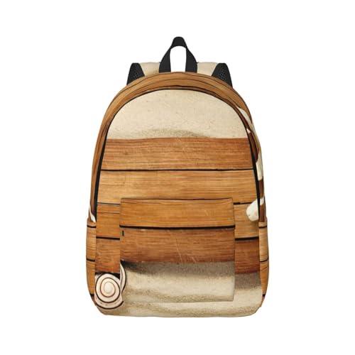 Sac à dos en toile OdDdot au thème plage océan imprimé fruits frais