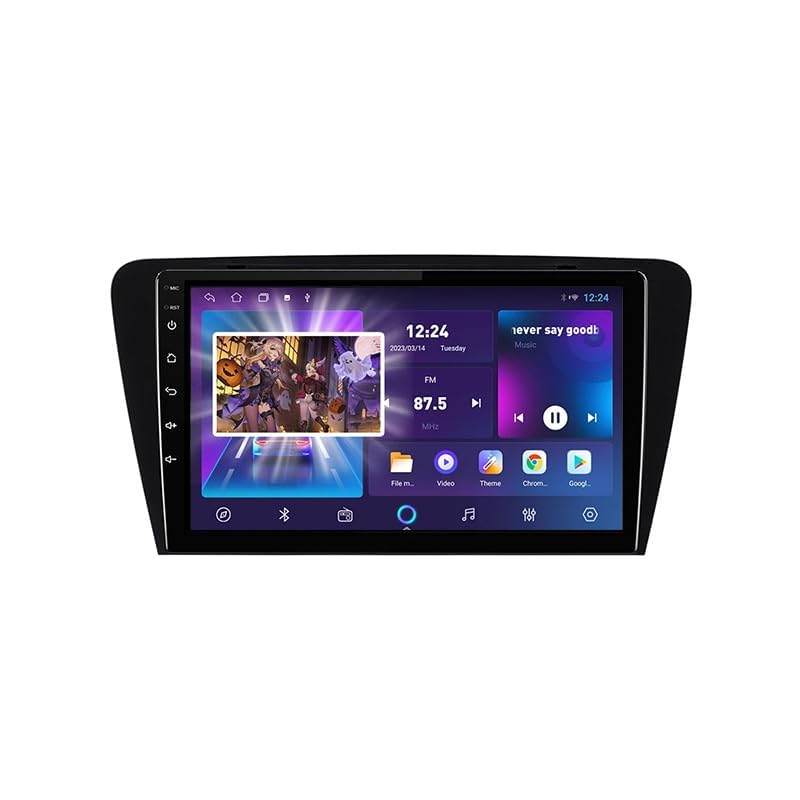 Radio de pantalla de 9 pulgadas para Skoda Octavia 3 con Carplay integrado