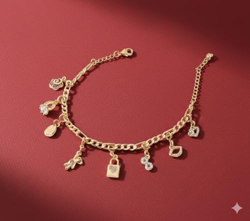 Image of SALTY Anti Tarnish Bracelet for Women | Fancy Bracelet | Jewellery Gifts | Hand Band | Fashion Accessories for Girls | Minimal Jewelry Design | Gift for Rakhi | Gift for Diwali, Christmas, Marriage, Birthday