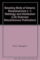 Breeding Birds of Ontario: Nidiology and Distribution : Nonpasserines (Life Sciences Miscellaneous Publication) 0888542887 Book Cover