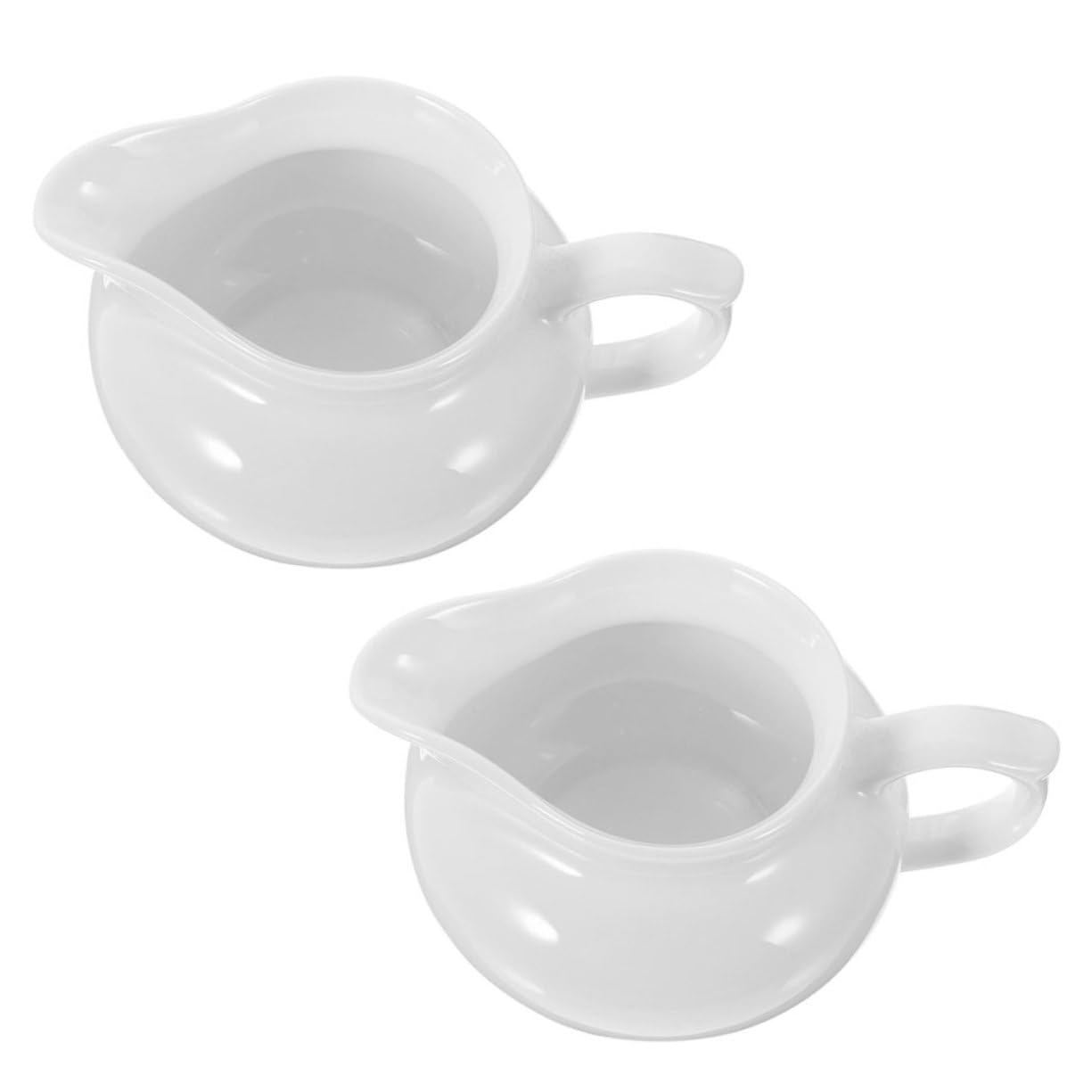 STOBAZA Ceramic Sauce Pot Milk Cup Sauce Dispenser Gravy Boat Kitchen Gadgets Elegant Design