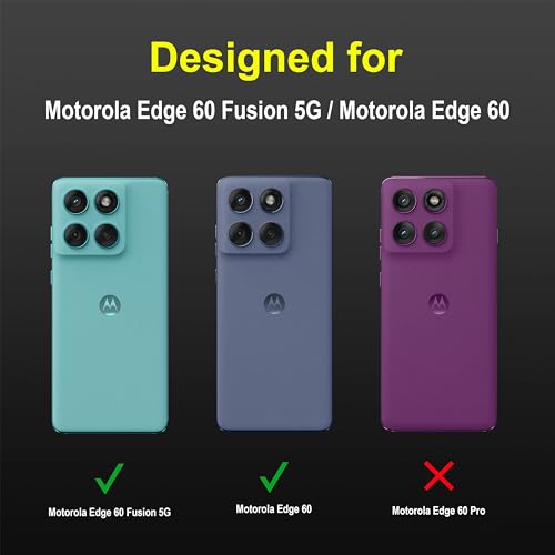 Image of amazon basics Back Case Cover for Motorola Edge 60 Fusion 5G | Compatible for Motorola Edge 60 Fusion 5G Back Cover | Liquid Silicon Magic Case with Camera Protection | Black