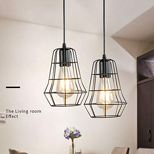 Luces de techo industriales para comedor y cafetería retro con diseño de tubería vintage 6