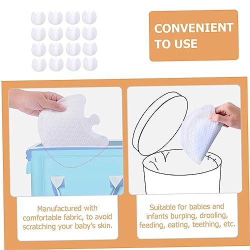 30pcs Boy Girl Bibs for Girls Boys Disposable Eating Bibs Non-woven Material Comfortable Easy to Use3