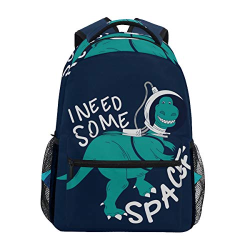 Astronauta Dinosaurio Mochila Escolar para niños niñas Bolsa de Viaje Bookbag