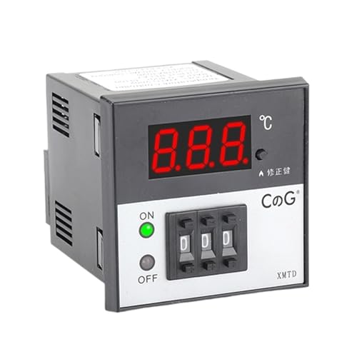 Controlador de temperatura digital XMTD K 600 de 0-600 °C con dial de marcación AC 220V