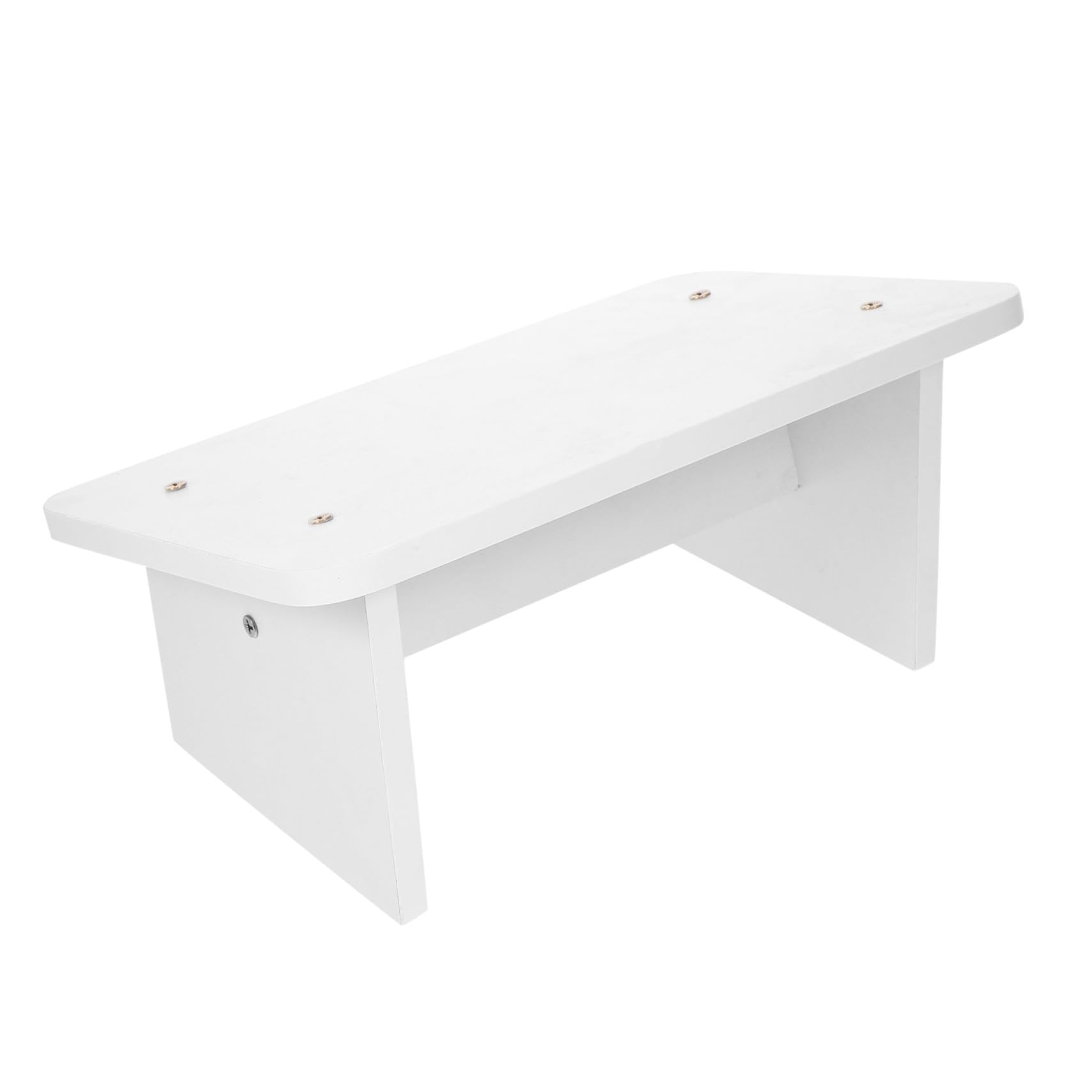Repose-Pieds Antidéfatigue Inclinable Blanc Chaud Bureau 30cm