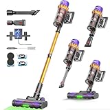 AlloyMove Cordless Vacuum Cleaner, 550W/50KPA Powerful Suction Vacuum Cleaner, Up to 80mins Runtime,Rechargeable Vacuum Cleaner for Home, Stick Vacuum for Carpet/Floor/Pet Hair Cleaning, A05