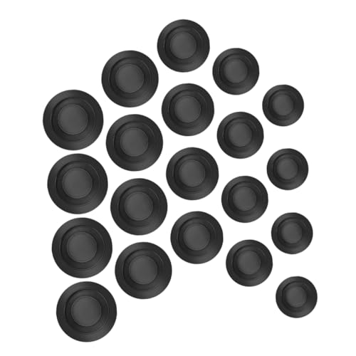 SOESFOUFU 20pcs Round Rubber Plugs for Money Saving Box Piggy Bank Stoppers Easy to Install Various Protects Against Debris