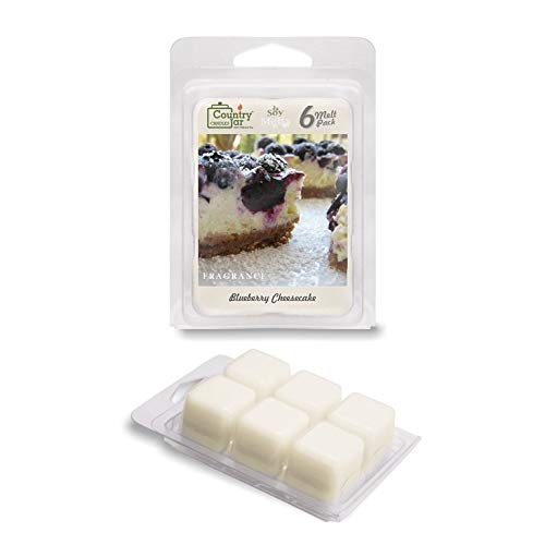 Country Jar Blueberry Cheesecake Wax Melts (6-Cube Pk.) Scented Soy Fragrance Tarts :