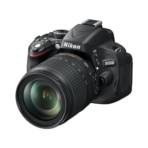 Nikon D5100 SLR-Digitalkamera (16 Megapixel, 7.5 cm (3 Zoll) schwenk- und drehbarer Monitor, Live-View, Full-HD-Videofunktion) Kit inkl. AF-S DX 18-105 mm VR (bildstb.) Cover