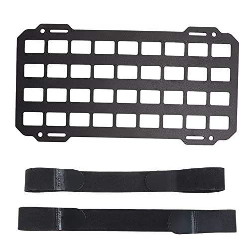 Organice su equipo con este panel MOLLE rígido para el reposacabezas del coche