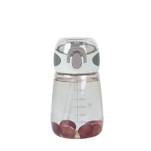 FISHLUCK ボトル 水筒 スポーツボトル直飲み ウォーターボトル 洗いやすい400ml 目盛り付きおしゃれ直飲み 軽量 BPAフリー 漏れ防止 アウトドア スポーツ D